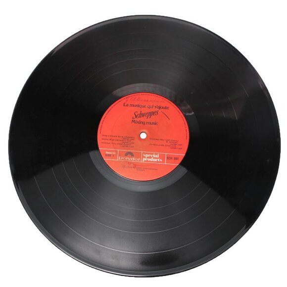 Vintage Schweppes Mixing Music Vinyl Record 1974 - Picture 5 of 6